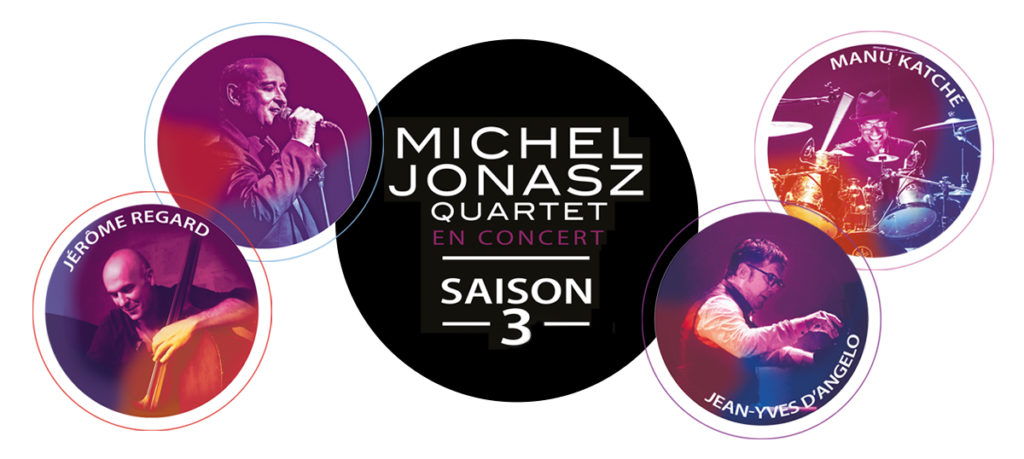 michel jonasz en concert quartet cover